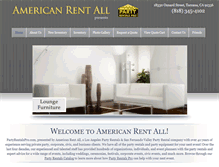 Tablet Screenshot of partyrentalspro.com